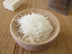 Grated soap
