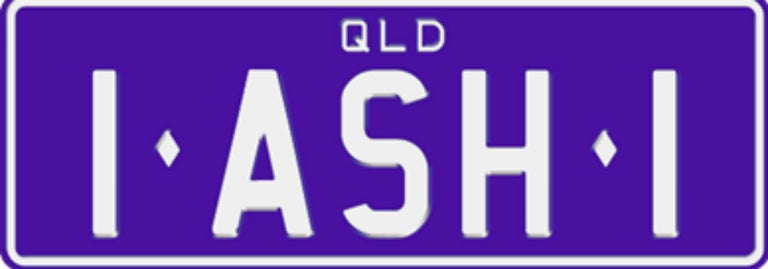 QLD personal number plate
