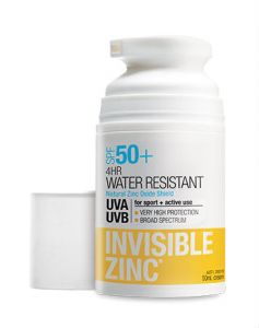 SPF 50 invisible zinc