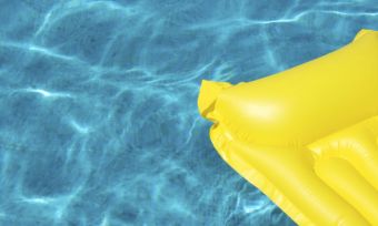 new pool yellow raft