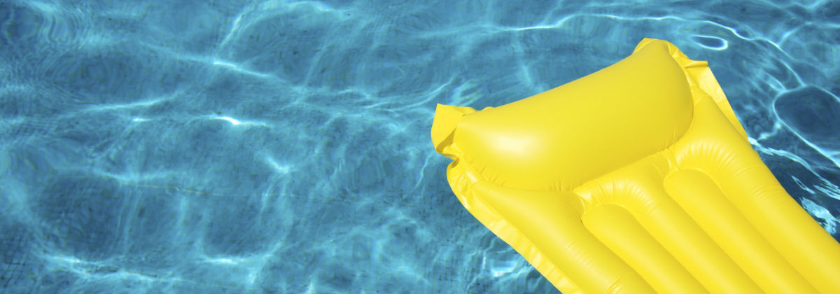 new pool yellow raft