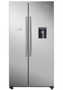 Hisense silver side by side fridge