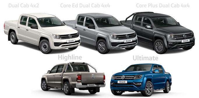 VW Amarok range