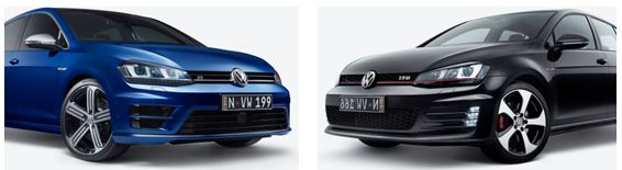 VW golf performance vehicles