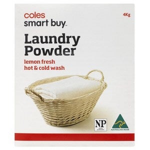 coles brand laundry powder