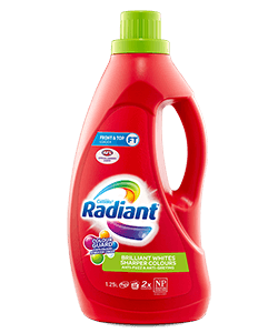 radiant sharper colours range laundry detergent