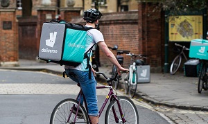 Deliveroo Delivery cyclist