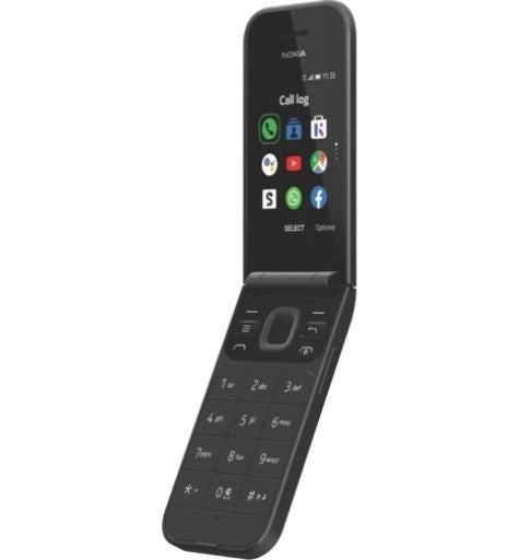 The Nokia 2720 Flip 4G, a flip phone