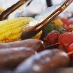 grilling meats and vegetables