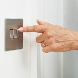 Light Switch Being Flicked