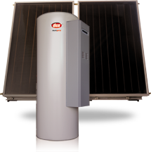 Solar boosted hot water system