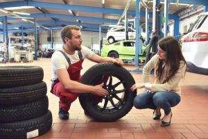 looking at tyres