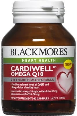 Blackmores CardiWell Omega Q10