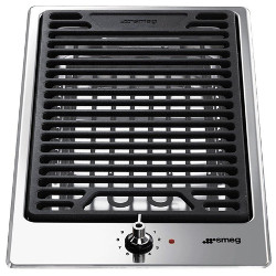 Smeg PGF30B Electric Stone Grill Cooktop