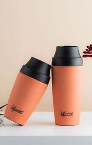 Two Cheeki reusable coffee cups