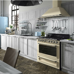 Smeg Rangehoods could fit in any kitchen.