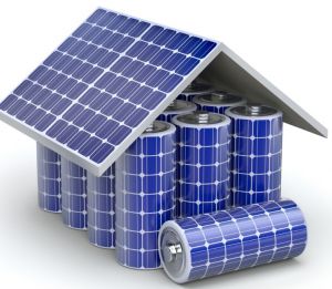 Solar battery house