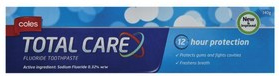 Coles Toothpaste