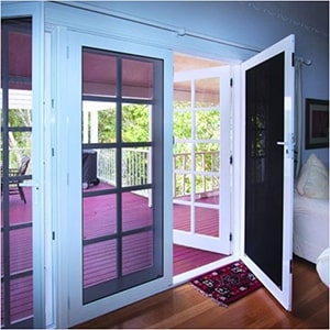 Security Screened French Door