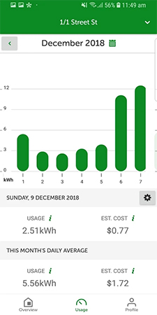 Android EnergyAustralia App