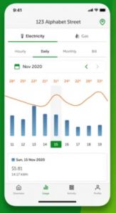 EnergyAustralia app on Apple device