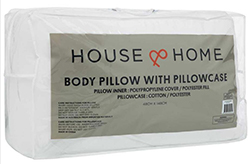 Big W House & Home Body Pillow with Pillowcase