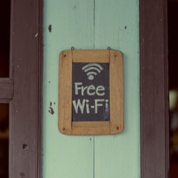 Connecting to coffee shop wifi