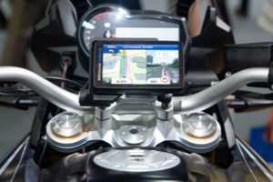 GPS on Motorbike