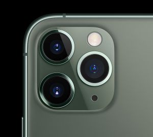 Closeup of iPhone 11 Pro rear cameras