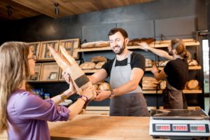 What's available at a bakery?