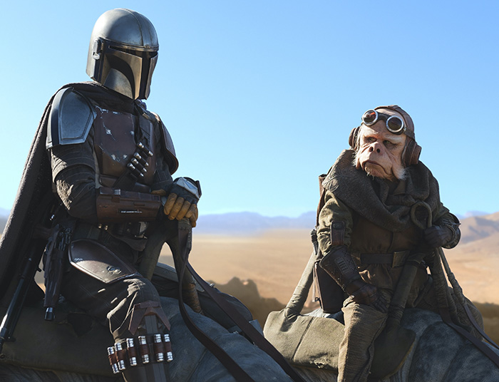 Still from Disney+ Original show The Mandalorian