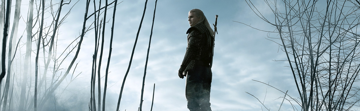 Promo shot of Geralt from The Witcher series on Netflix