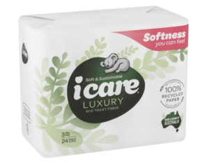 Icare toilet paper