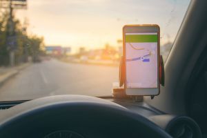 Maps on Phone while driving