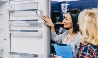 fridge in store buying