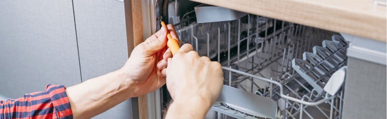 installing dishwasher kitchen