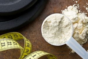 the whey protein in scoop