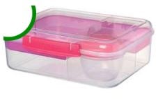 woolworths pink lunch container