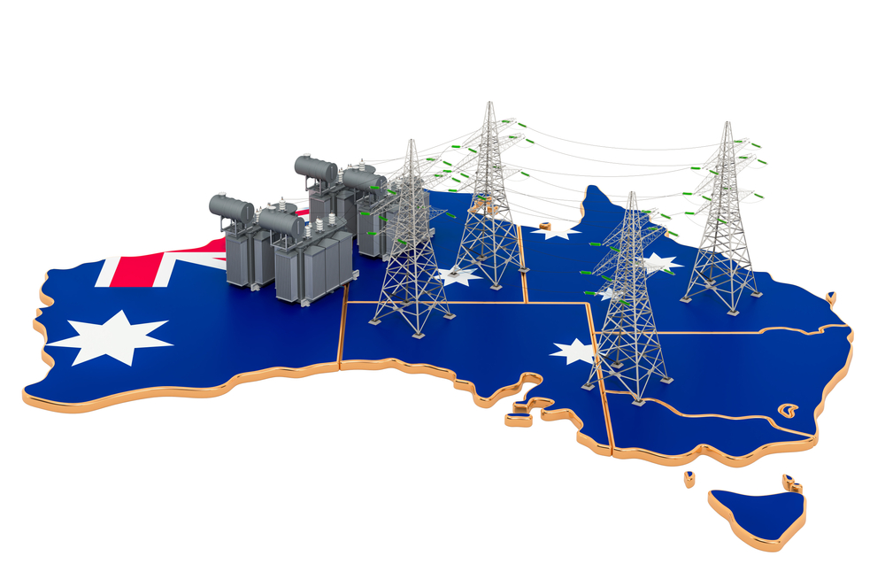 Australia electricity map