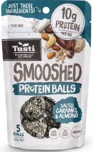 Smooshed protein snacks