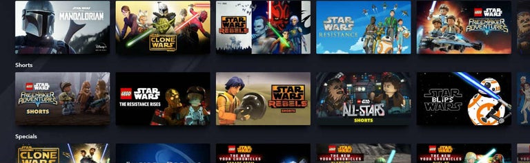 Star Wars Disney+ Content