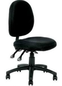 Armless desk chair