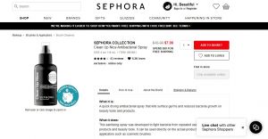 sephora sanitiser available in Australia