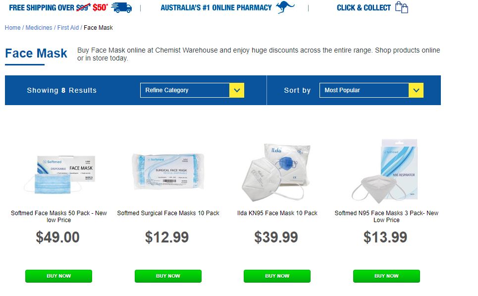 Where You Can Buy Face Masks Right Now Canstar Blue