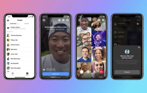 Facebook Messenger Rooms classroom workplace