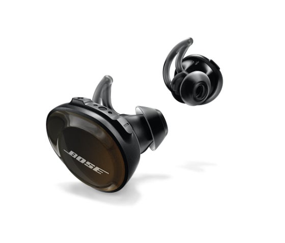 A set of Bose wireless earbuds
