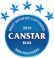 Canstar Blue Award for Aussie Broadband Most Satisfied Customers