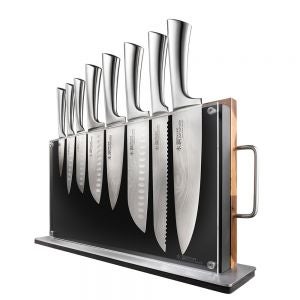 Baccarat Damashiro Bodo 10 Piece Knife Block with Chopping Board Click Frenzy Sale