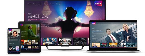 Binge streaming service on multiple devices