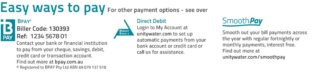 Water payment options